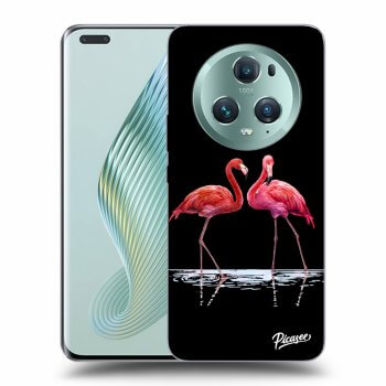 Husă pentru Honor Magic5 Pro - Flamingos couple