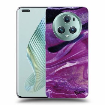 Husă pentru Honor Magic5 Pro - Purple glitter