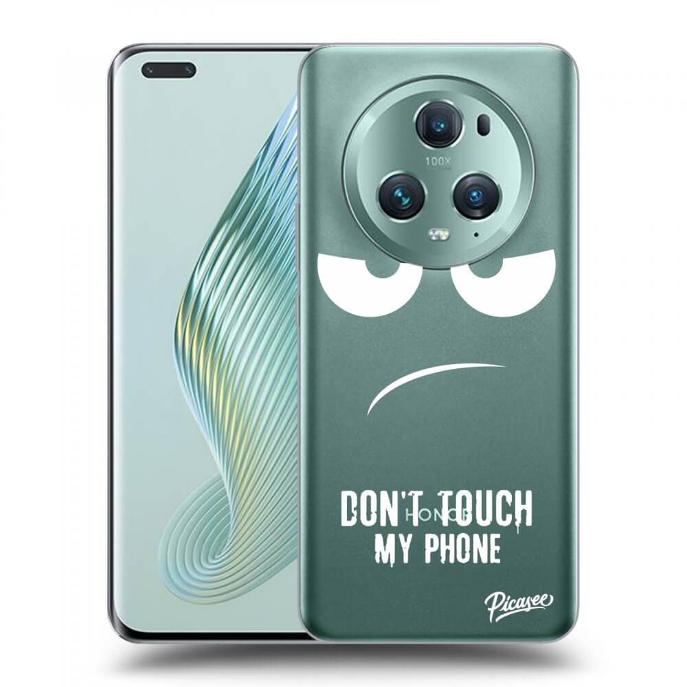 Picasee husă transparentă din silicon pentru Honor Magic5 Pro - Don't Touch My Phone