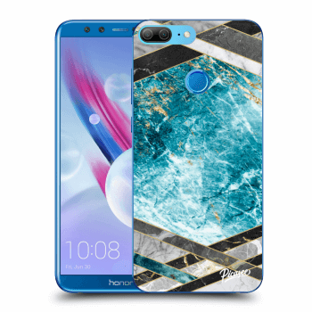 Husă pentru Honor 9 Lite - Blue geometry