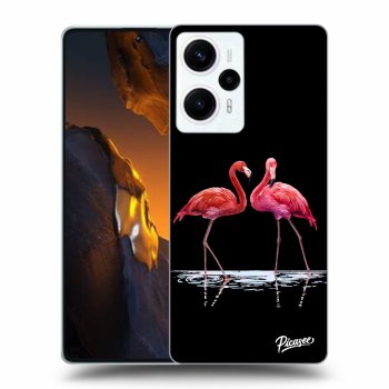 Husă pentru Xiaomi Poco F5 - Flamingos couple