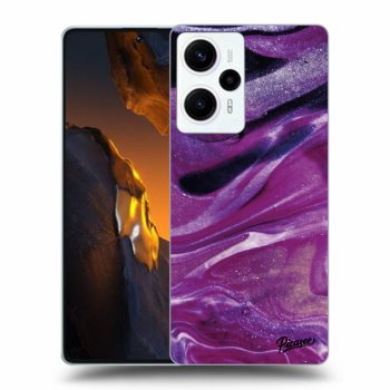 Husă pentru Xiaomi Poco F5 - Purple glitter