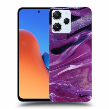 Husă pentru Xiaomi Redmi 12 4G - Purple glitter