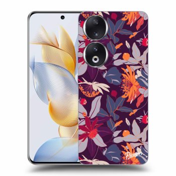 Husă pentru Honor 90 5G - Purple Leaf