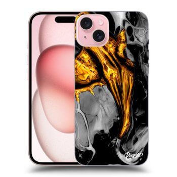 Husă pentru Apple iPhone 15 - Black Gold