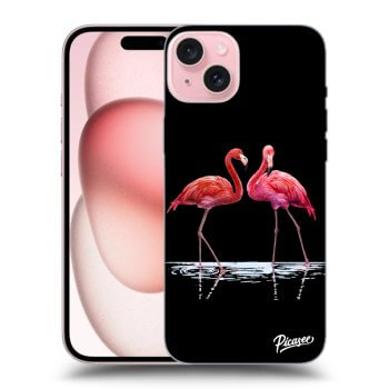 Husă pentru Apple iPhone 15 - Flamingos couple