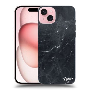 Husă pentru Apple iPhone 15 - Black marble