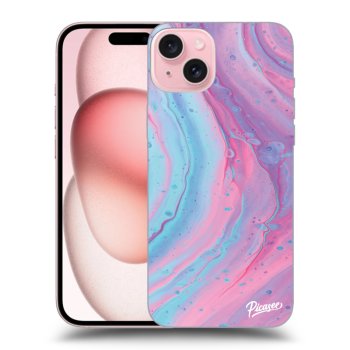 Husă pentru Apple iPhone 15 - Pink liquid