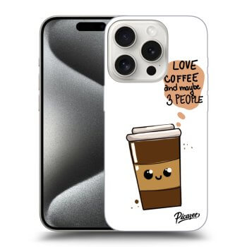 Husă pentru Apple iPhone 15 Pro - Cute coffee