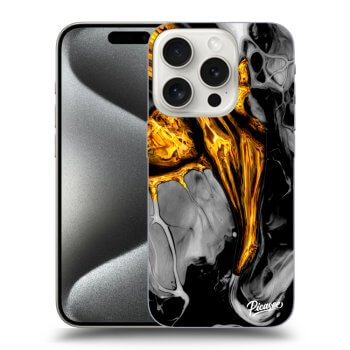 Husă pentru Apple iPhone 15 Pro - Black Gold