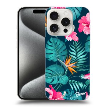 Husă pentru Apple iPhone 15 Pro - Pink Monstera