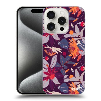 Husă pentru Apple iPhone 15 Pro - Purple Leaf