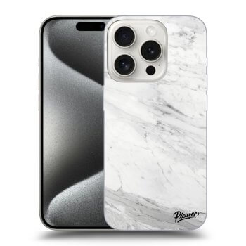 Husă pentru Apple iPhone 15 Pro - White marble