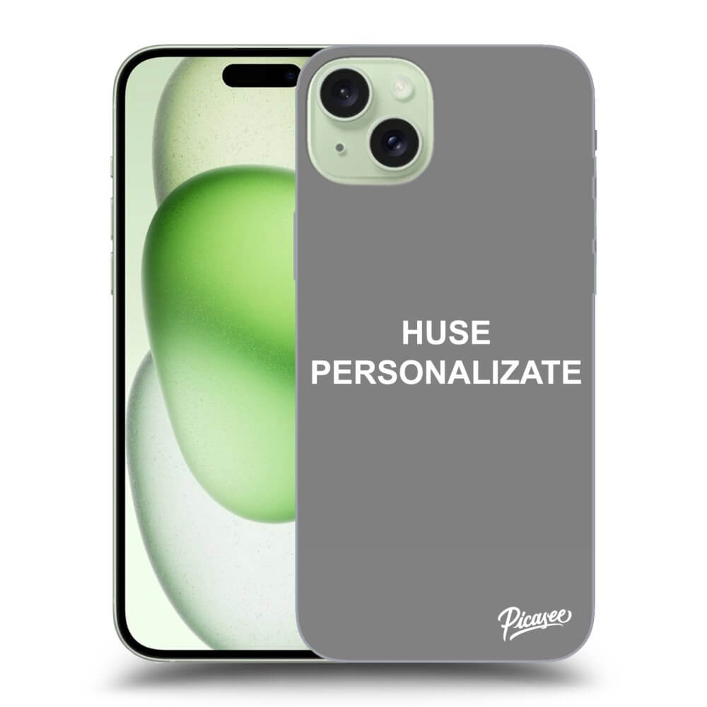 Picasee husă transparentă din silicon pentru Apple iPhone 15 Plus - Huse personalizate