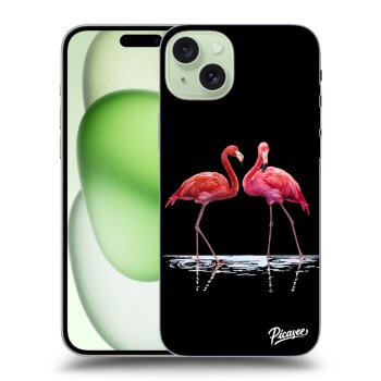 Husă pentru Apple iPhone 15 Plus - Flamingos couple