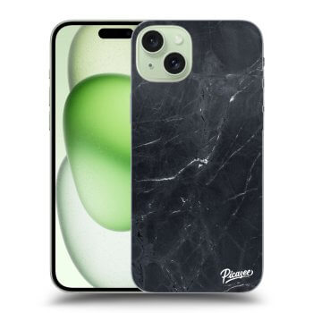 Husă pentru Apple iPhone 15 Plus - Black marble