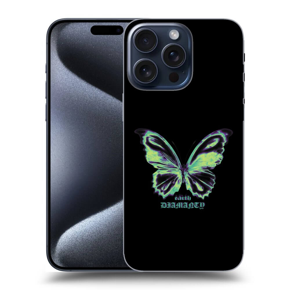 Picasee ULTIMATE CASE MagSafe pentru Apple iPhone 15 Pro Max - Diamanty Blue
