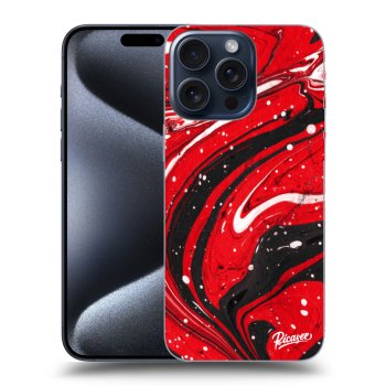 Husă pentru Apple iPhone 15 Pro Max - Red black