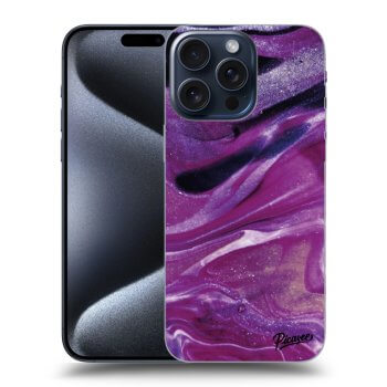 Husă pentru Apple iPhone 15 Pro Max - Purple glitter