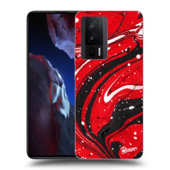 Husă pentru Xiaomi Poco F5 Pro 5G - Red black