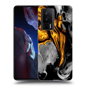 Husă pentru Xiaomi Poco F5 Pro 5G - Black Gold