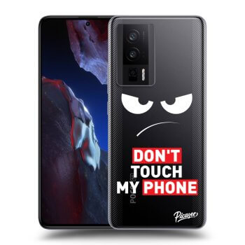 Husă pentru Xiaomi Poco F5 Pro 5G - Angry Eyes - Transparent