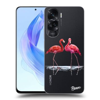 Husă pentru Honor 90 Lite 5G - Flamingos couple