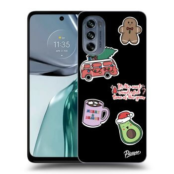 Husă pentru Motorola Moto G62 - Christmas Stickers