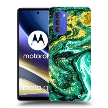 Husă pentru Motorola Moto G51 - Green Gold