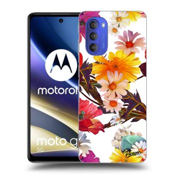 Picasee husă neagră din silicon pentru Motorola Moto G51 - Meadow