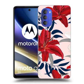 Husă pentru Motorola Moto G51 - Red Lily