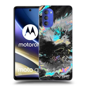 Picasee husă neagră din silicon pentru Motorola Moto G51 - Magnetic