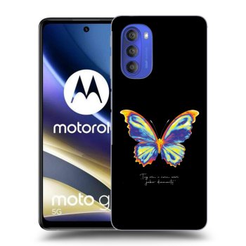 Picasee husă neagră din silicon pentru Motorola Moto G51 - Diamanty Black