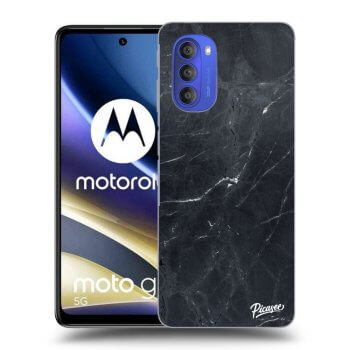 Husă pentru Motorola Moto G51 - Black marble