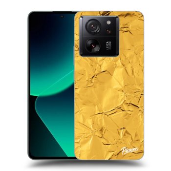 Picasee husă transparentă din silicon pentru Xiaomi 13T - Gold