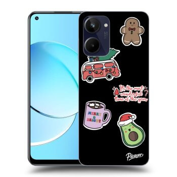 Husă pentru Realme 10 4G - Christmas Stickers