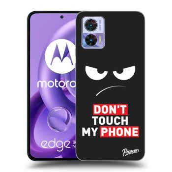 Husă pentru Motorola Edge 30 Neo - Angry Eyes - Transparent
