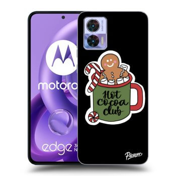 Picasee husă neagră din silicon pentru Motorola Edge 30 Neo - Hot Cocoa Club