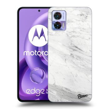 Husă pentru Motorola Edge 30 Neo - White marble