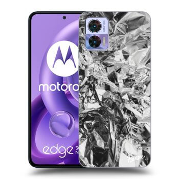 Picasee husă neagră din silicon pentru Motorola Edge 30 Neo - Chrome