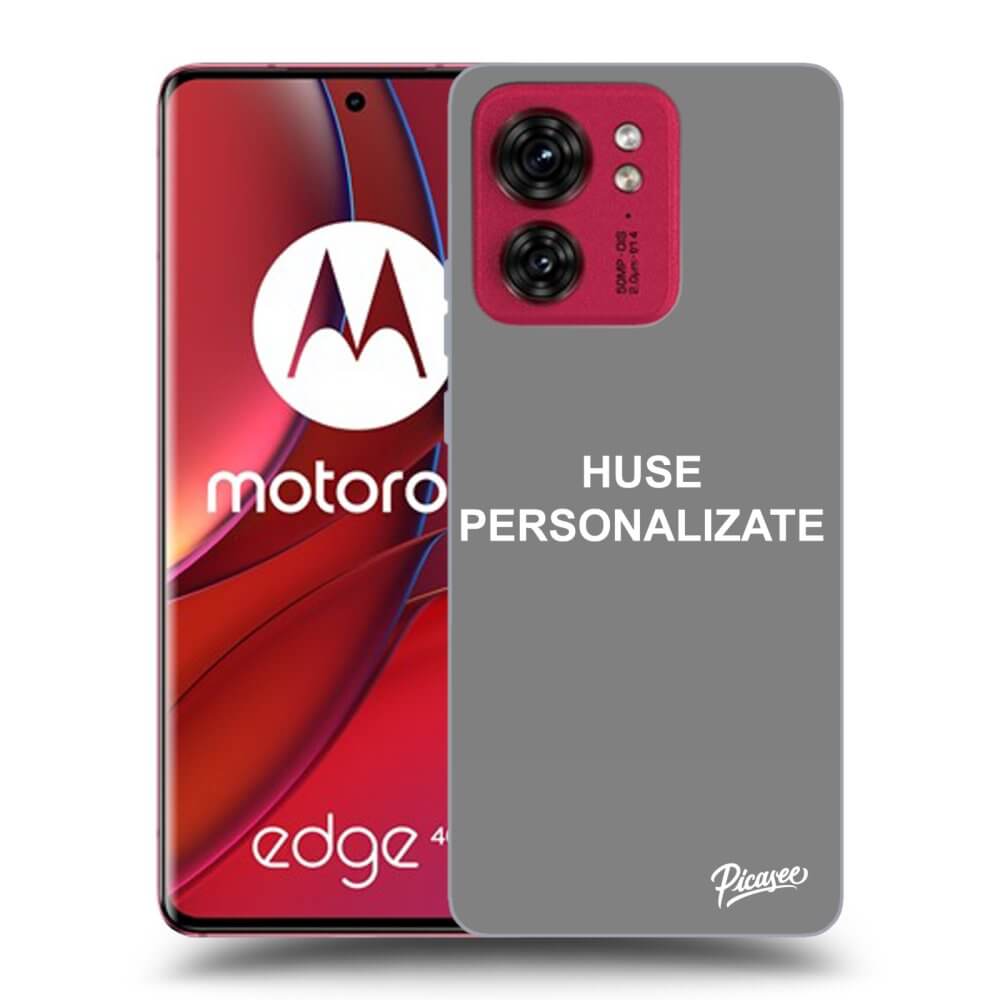 Picasee husă transparentă din silicon pentru Motorola Edge 40 - Huse personalizate