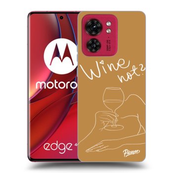 Husă pentru Motorola Edge 40 - Wine not