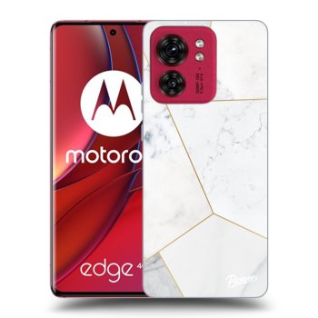 Husă pentru Motorola Edge 40 - White tile