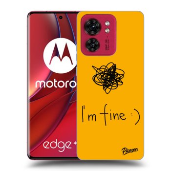 Husă pentru Motorola Edge 40 - I am fine