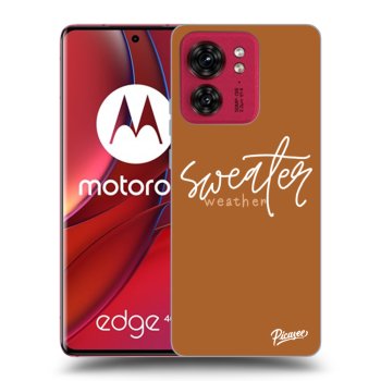 Husă pentru Motorola Edge 40 - Sweater weather