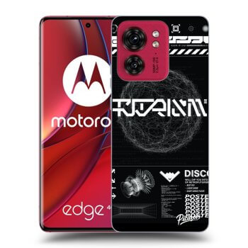 Husă pentru Motorola Edge 40 - BLACK DISCO