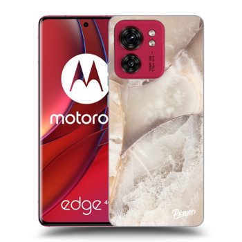 Husă pentru Motorola Edge 40 - Cream marble