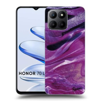 Husă pentru Honor 70 Lite - Purple glitter