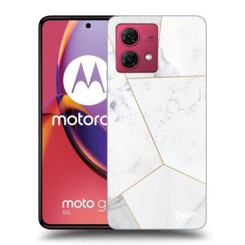 Husă pentru Motorola Moto G84 5G - White tile