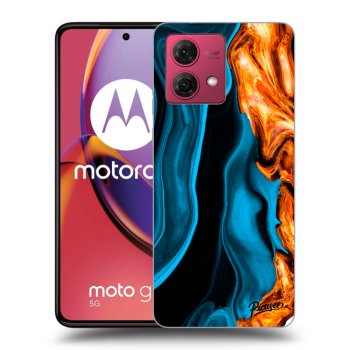 Husă pentru Motorola Moto G84 5G - Gold blue